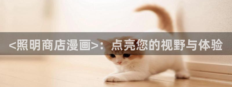 汗汗漫画首页登录免费入口：<照明商店漫画>：点亮您的视野与体验